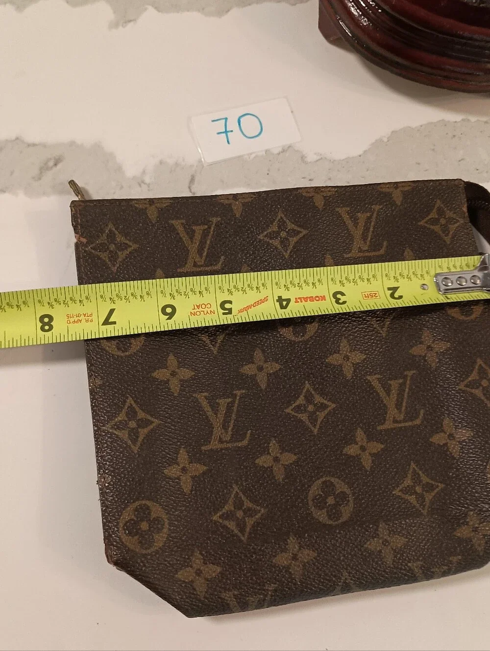 Authentic Vintage Louis Vuitton Monogram Trousse Toilette 15 Cosmetic Pouch